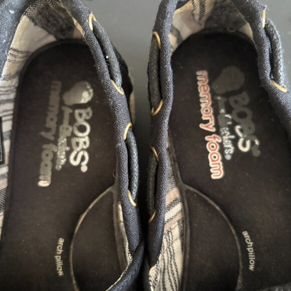 Bobs espadrilles Sketchers Slip on Shoes - Size 8.5 -Black- Excellent Condition - Picture 3 of 7